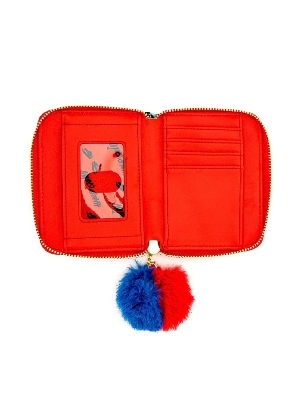 BIRDS OF PREY Harley Quinn EYES Zip Around Wallet πHOST PICKπ NEW - Picture 4 of 10